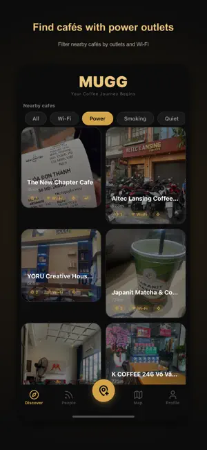 Mugg: Laptop-Friendly Cafés screenshot 1