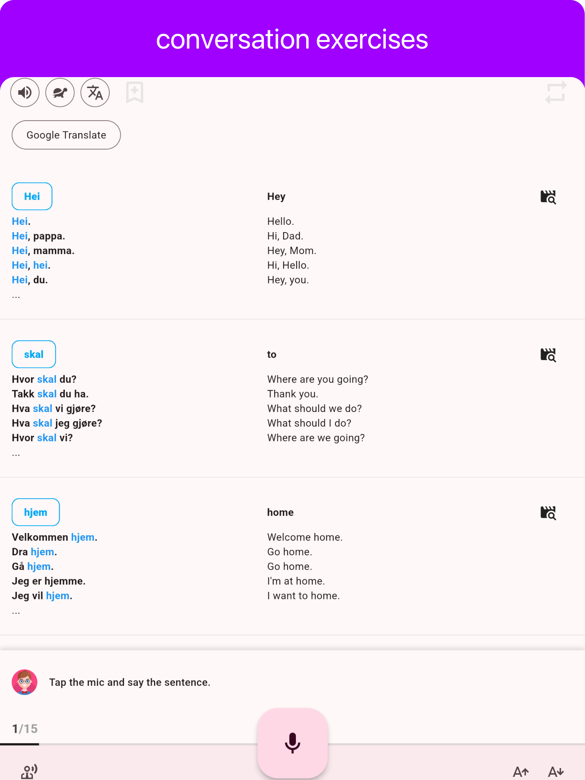 Norwegian - Listening Speaking screenshot 12