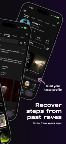 Mondaysover - Rave tracker screenshot