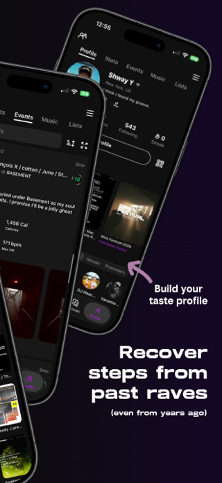Mondaysover - Rave tracker Screenshot 2 of 6