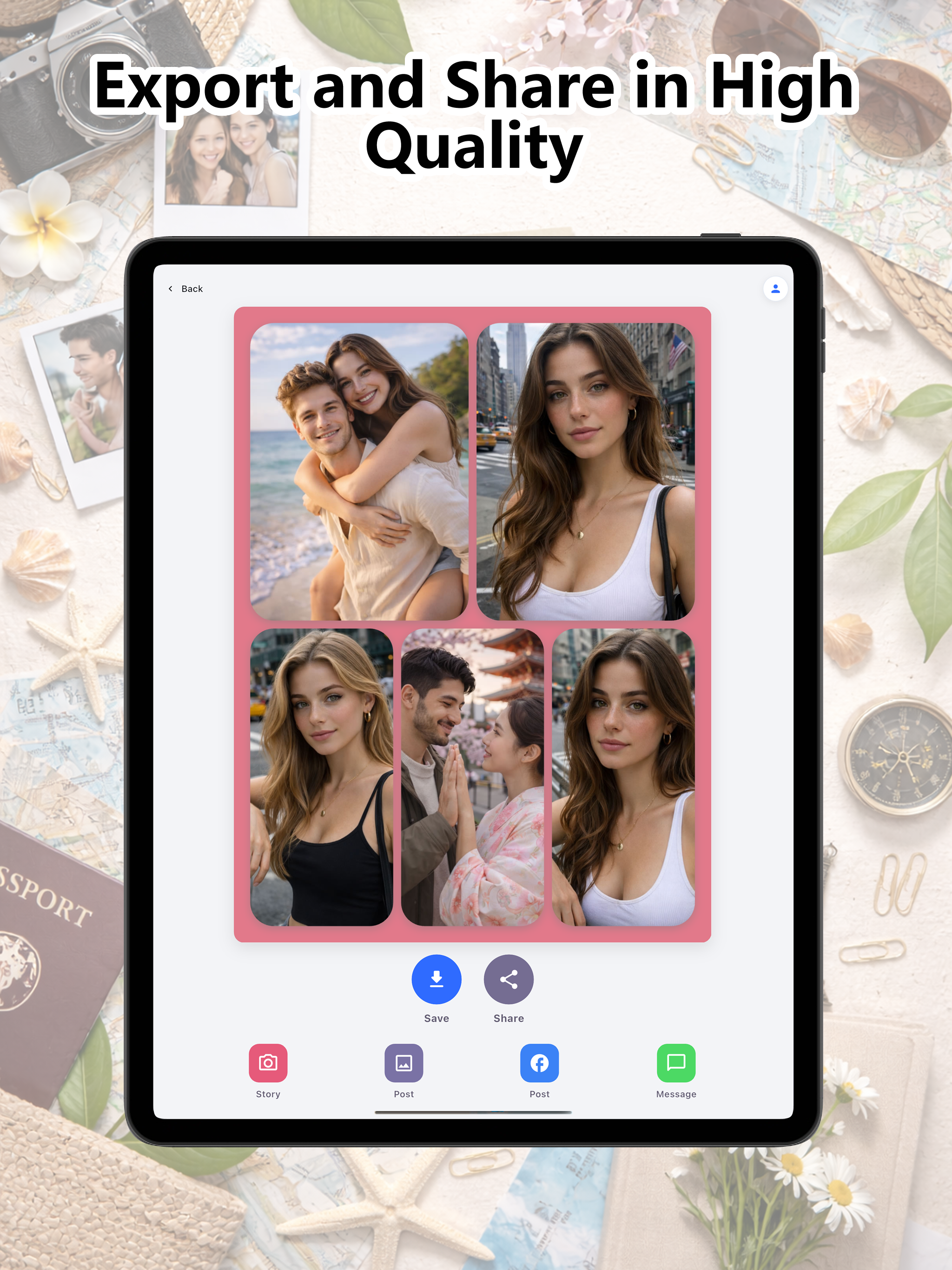 AI Photo Collage Editor PicCut