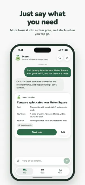 Muze: Personal AI Agent screenshot 2