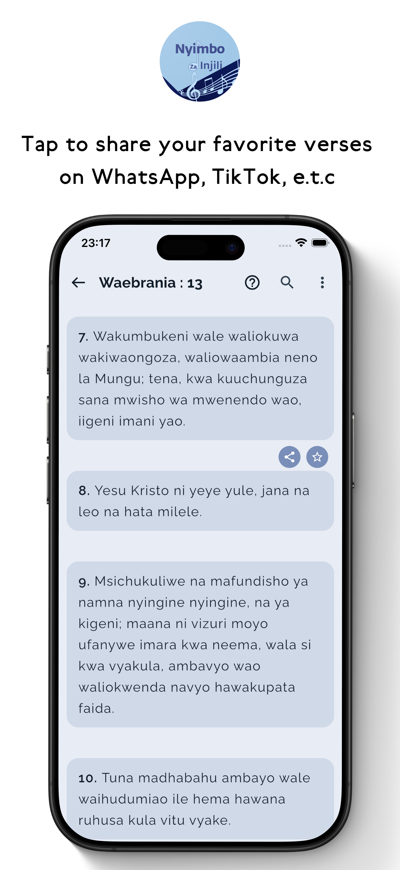 Nyimbo za Injili + Biblia