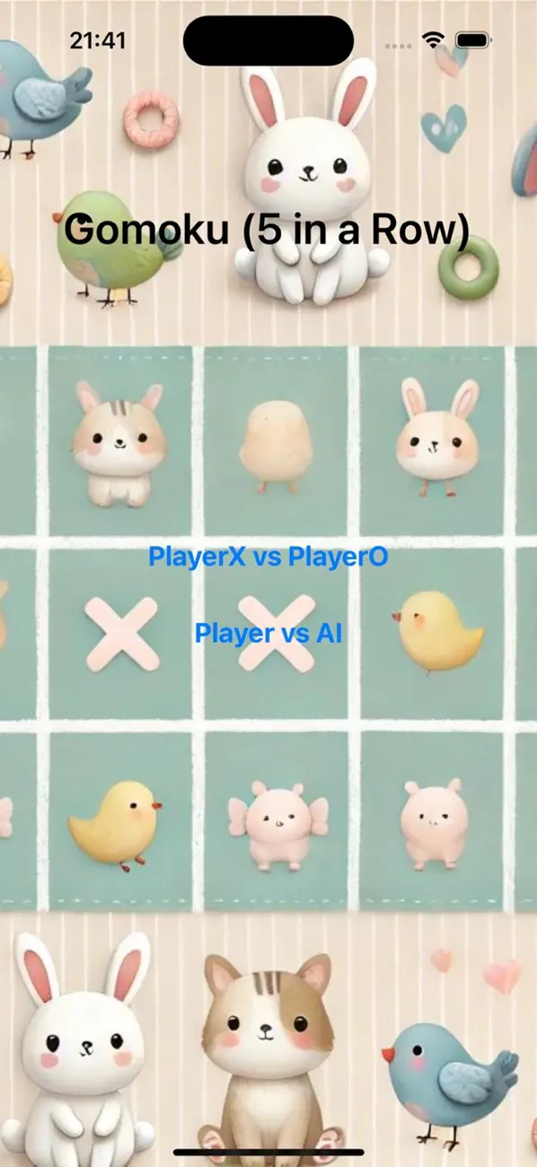 Screenshot #1 pour Gomoku Amőba TicTacToe