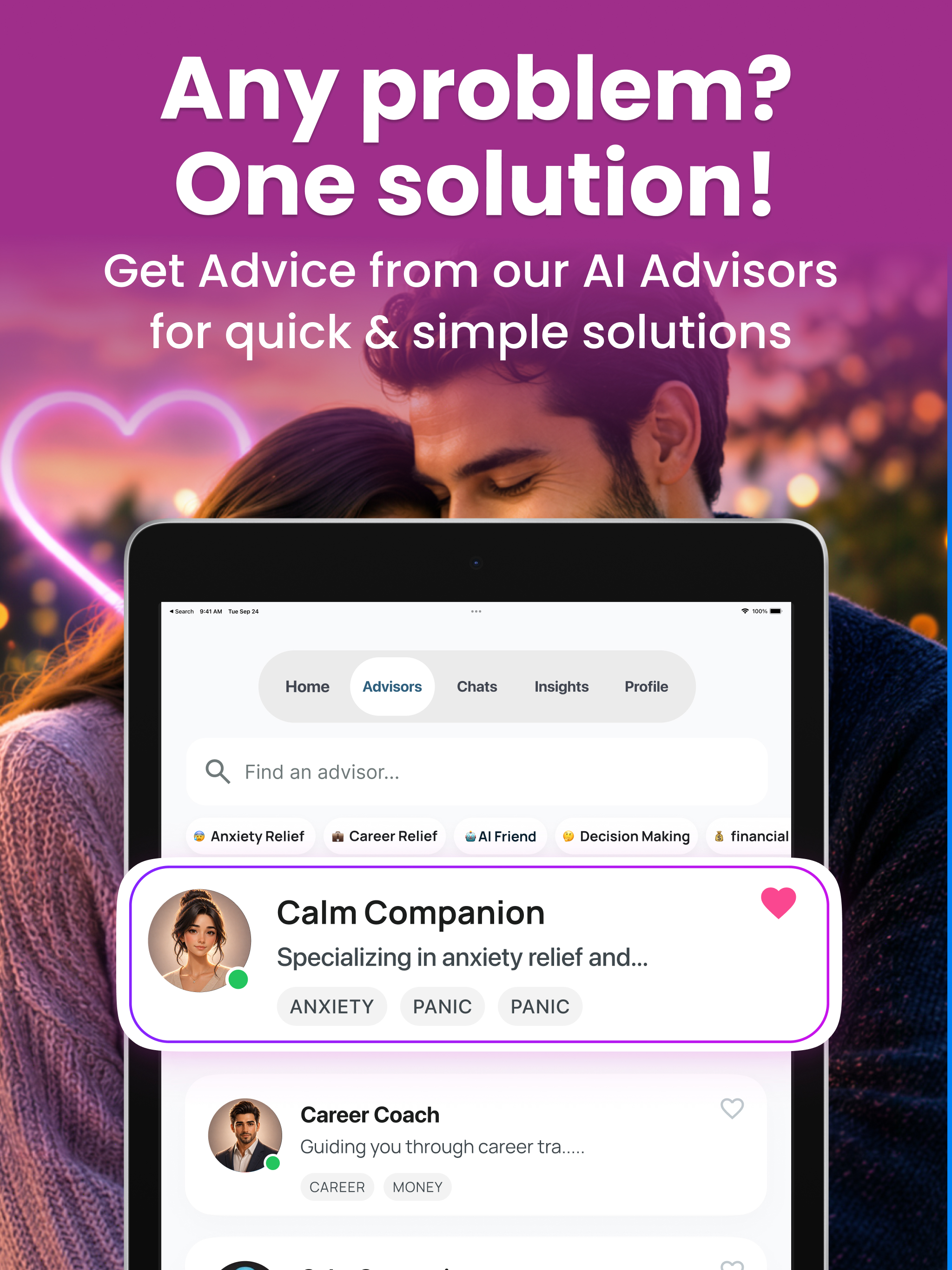 AdviceMe: Love, Career Coach
