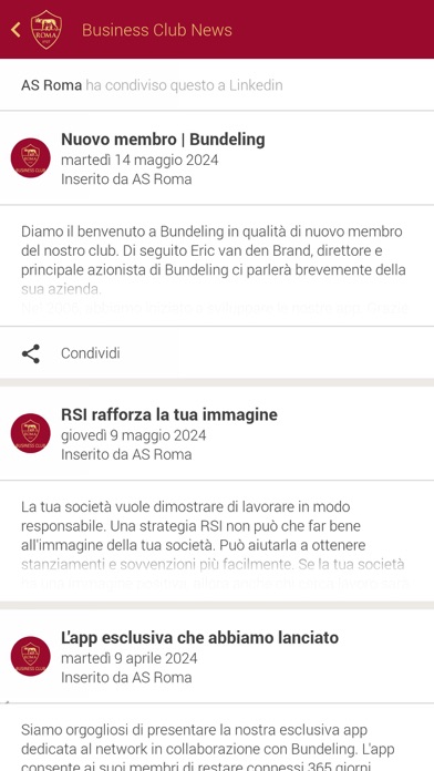 AS Roma Business Club Screenshot