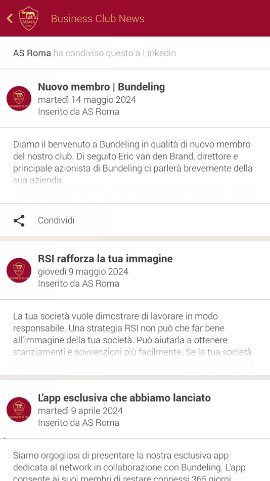 #5. AS Roma Business Club (iOS) Av: A.S. Roma S.p.A.