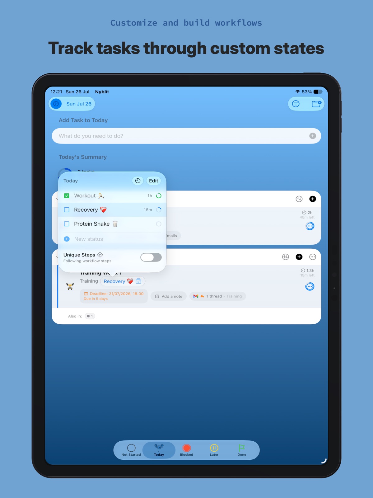 Nyblit 2: To-Do List & Planner ipad screenshot 3