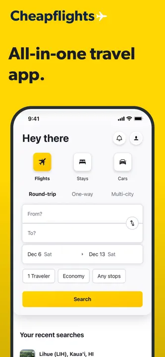 Cheapflights: Screenshot 1 von 8