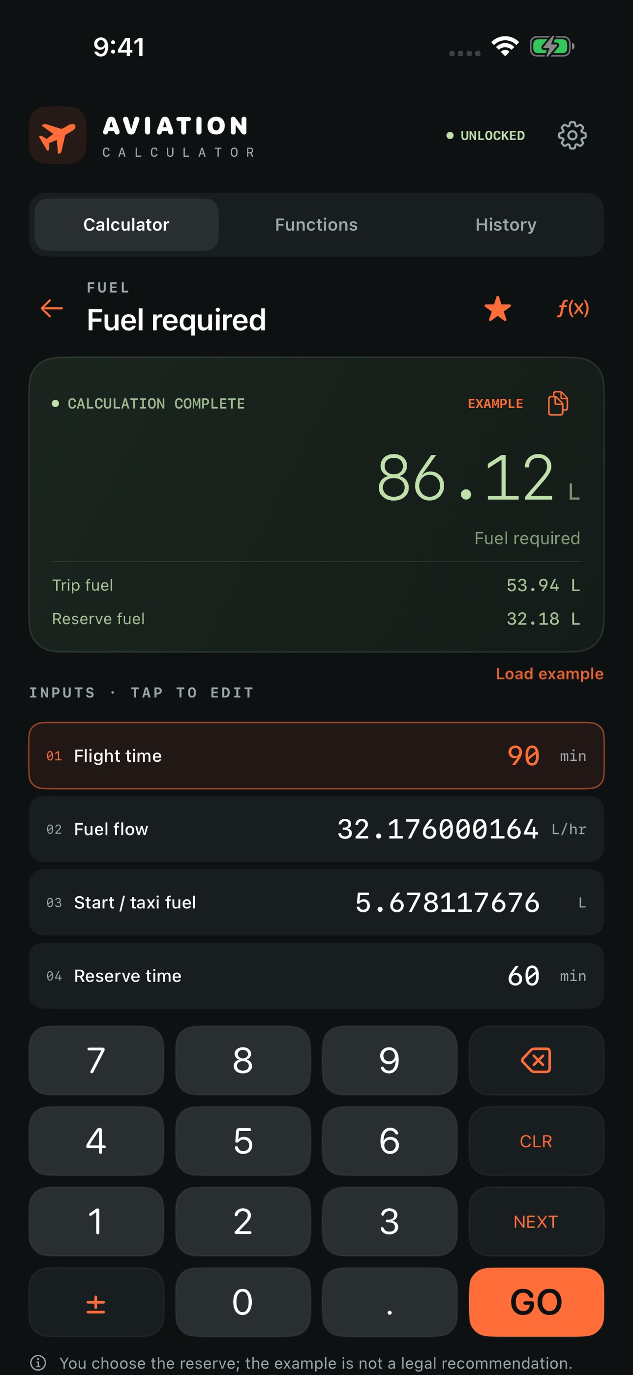 Screenshot 6 of Aviation Calculator