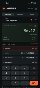 Aviation Calculator screenshot