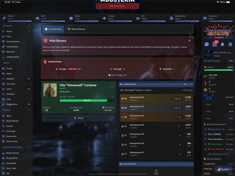 Mobsteria - Crime RPG screenshot 12
