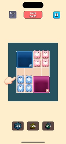 Cat Block Jam Puzzle screenshot