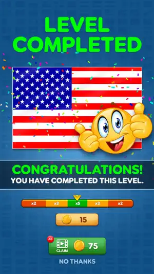 Guess The Flag World Quiz Game screenshot 1