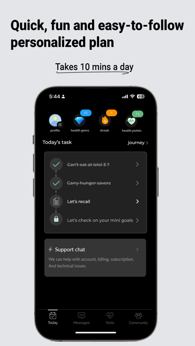 Health Tick: Weight & Health iPhone screenshot 2 - Health & Fitness app