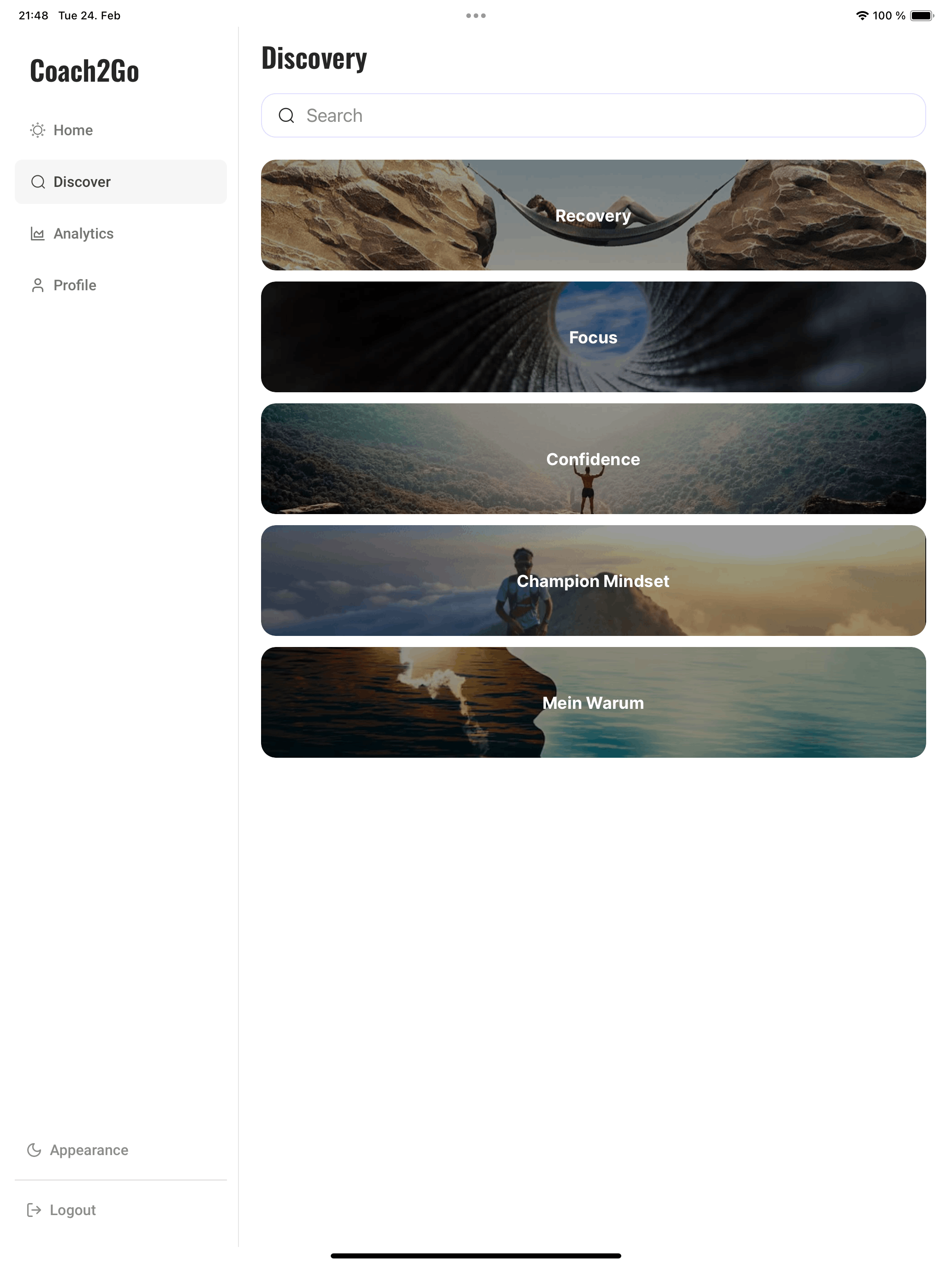Coach2Go - Mental Training screenshot 7
