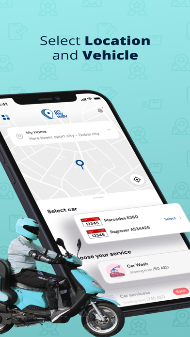 On My Way: Car Wash iPhone screenshot 1 - Lifestyle app