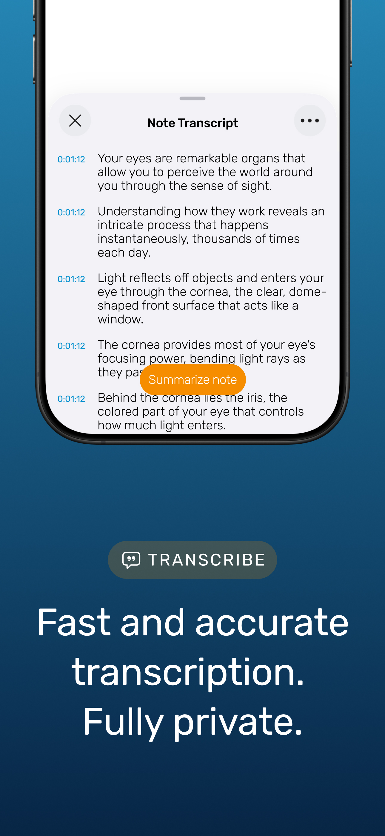 Noted: Record & AI Transcribe