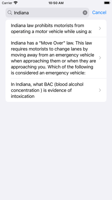 Indiana Driving Test - DMVCool Screenshot