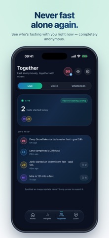 Waterfaster: Fasting Tracker Screenshot 2 of 7