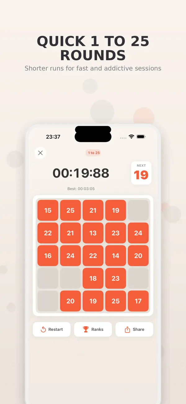 Screenshot #3 pour 1 to 50 Race