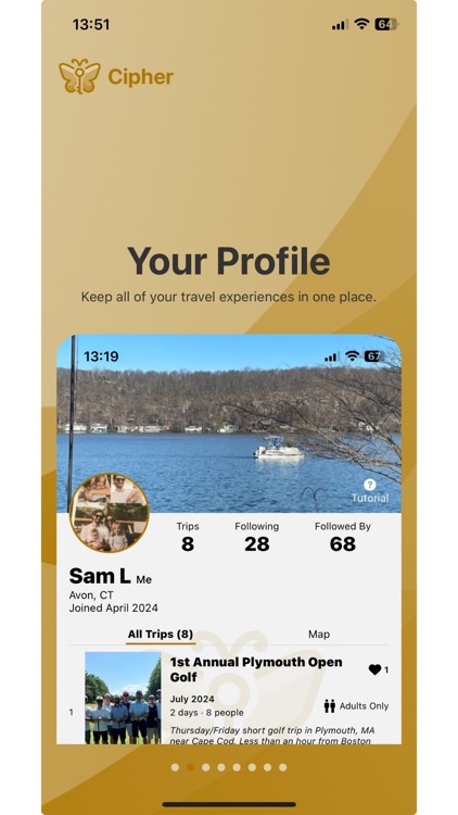 Cipher: Travel Memories Shared