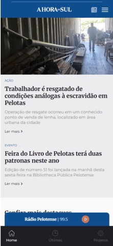 Rádio Pelotense iPhone screenshot