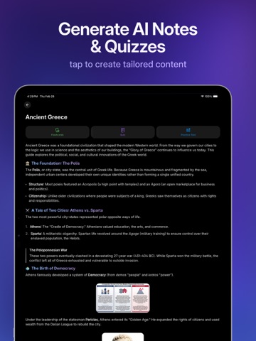 Knowunity: AI Study & Homework iPad screenshot