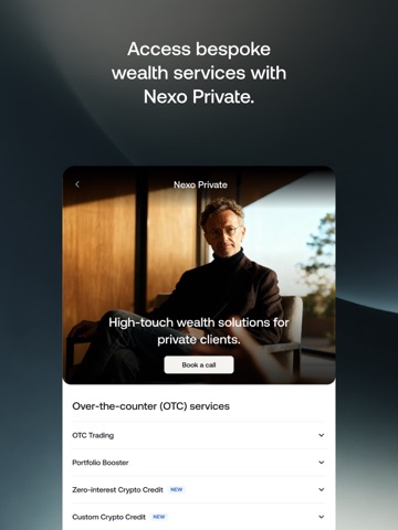 Nexo: Crypto Wealth Platform iPad screenshot