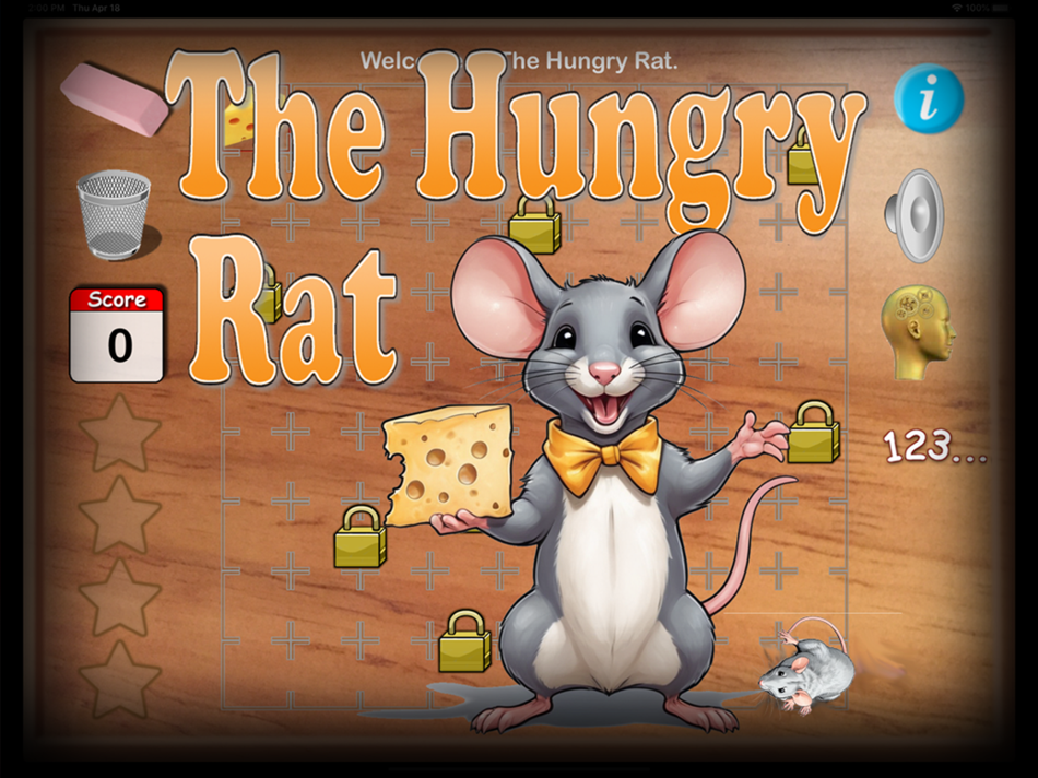 #1. The Hungry Rat (iOS) 来自: Ventura Educational Systems