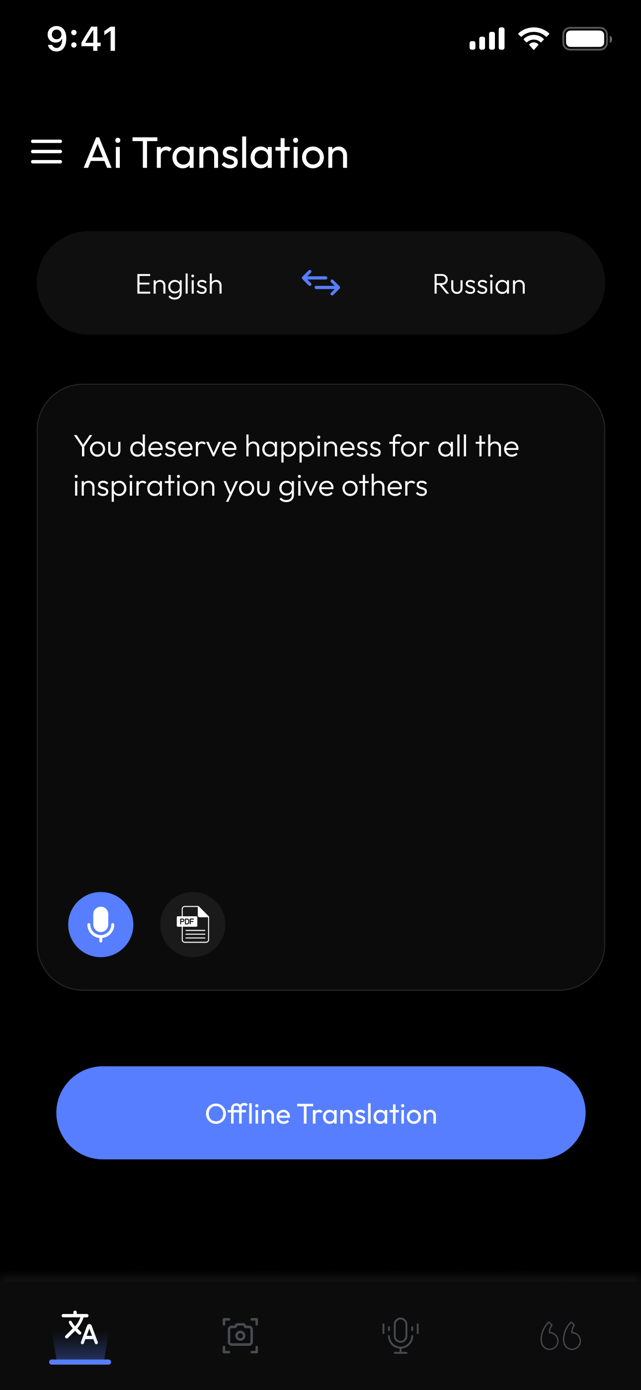 Ai Offline Voice Translator