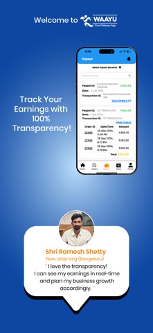 Waayu Restaurant Owner screenshot