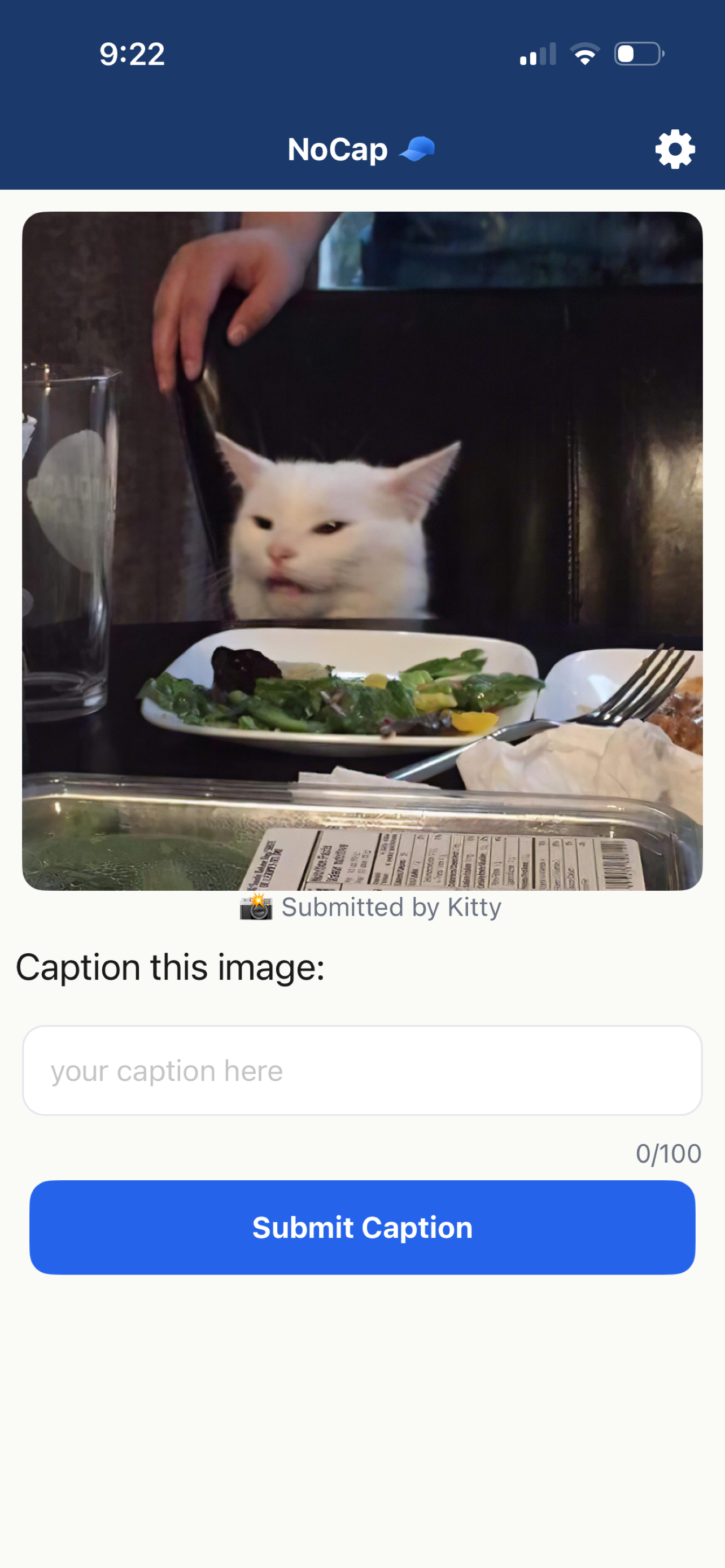 NoCap - Photo Captioning Game