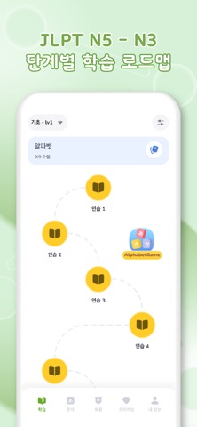 일본어 공부 - 헤이재팬 (HeyJapan) iPhone screenshot 2