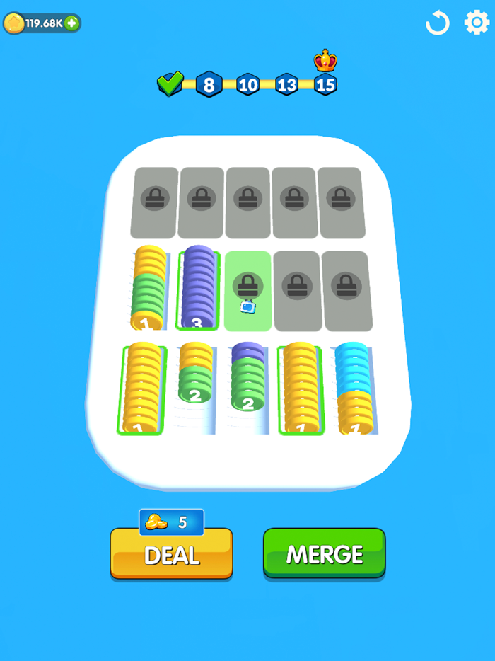 Merge Coin Sort Game