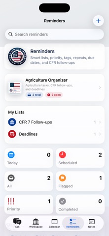 CFR AI - Title 7 Screenshot 4 of 5
