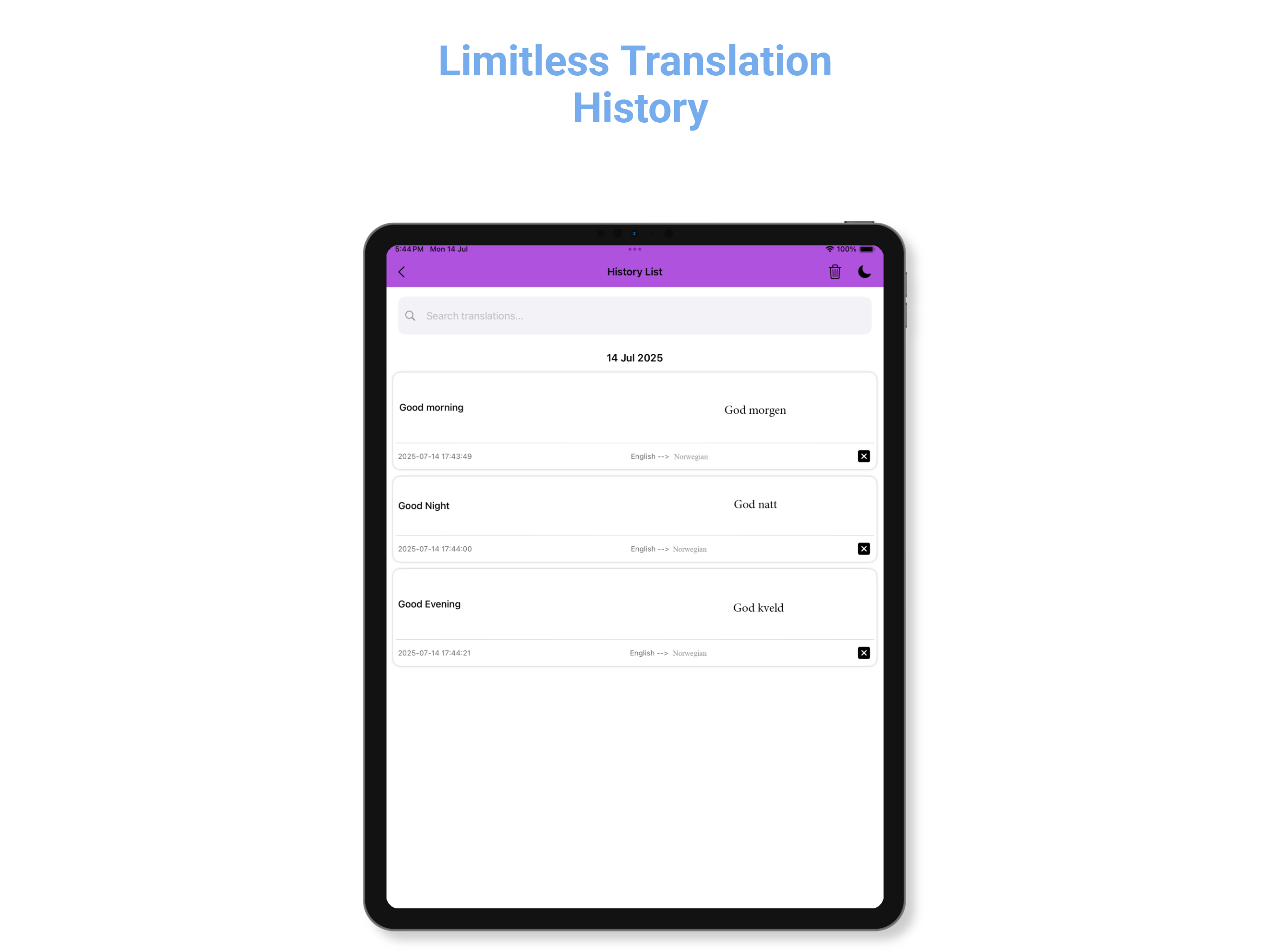 English - Norwegian Translate