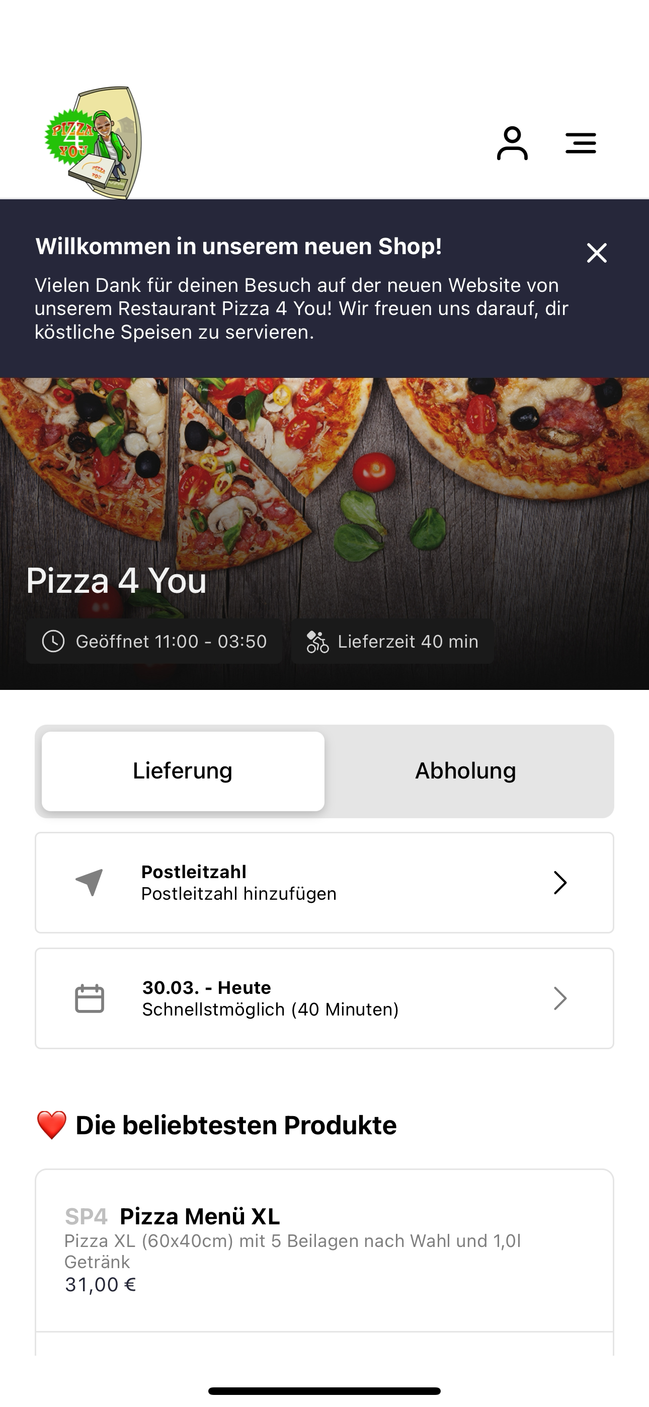 Pizza4You-Pforzheim screenshot 3