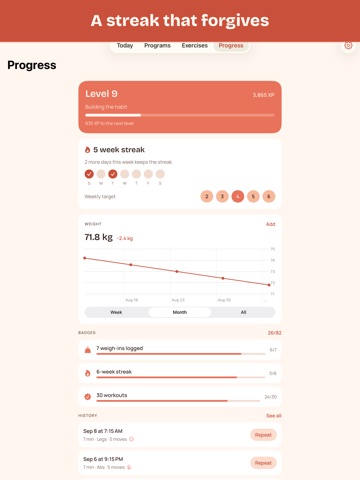 Fat Burn: Workout for Women iPad screenshot