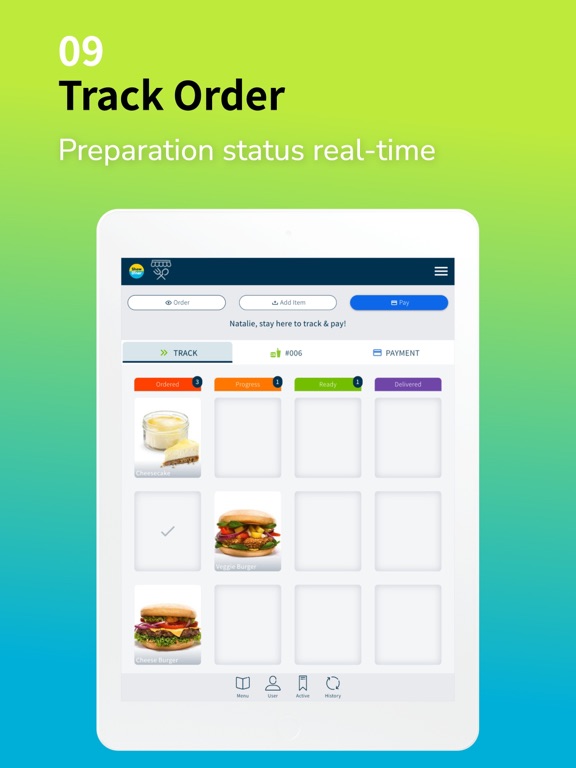 DreamDiner Orders iPad screenshot