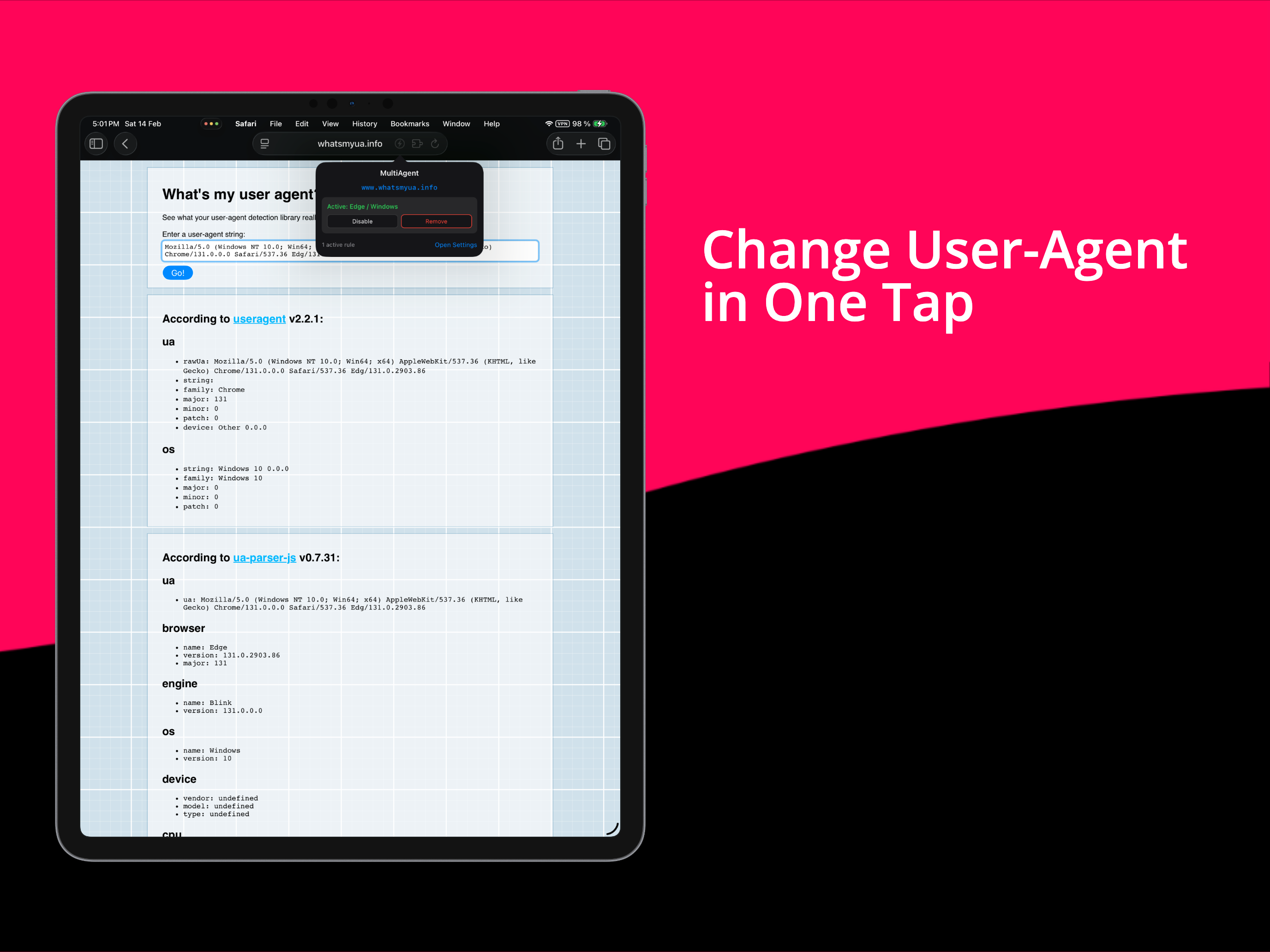 MultiAgent – Web Extension