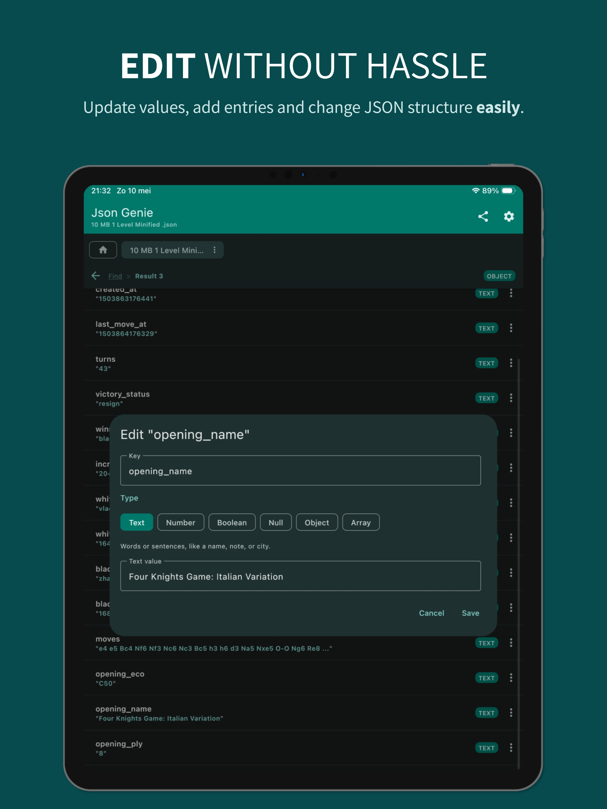 Json Genie: JSON Editor/Viewer