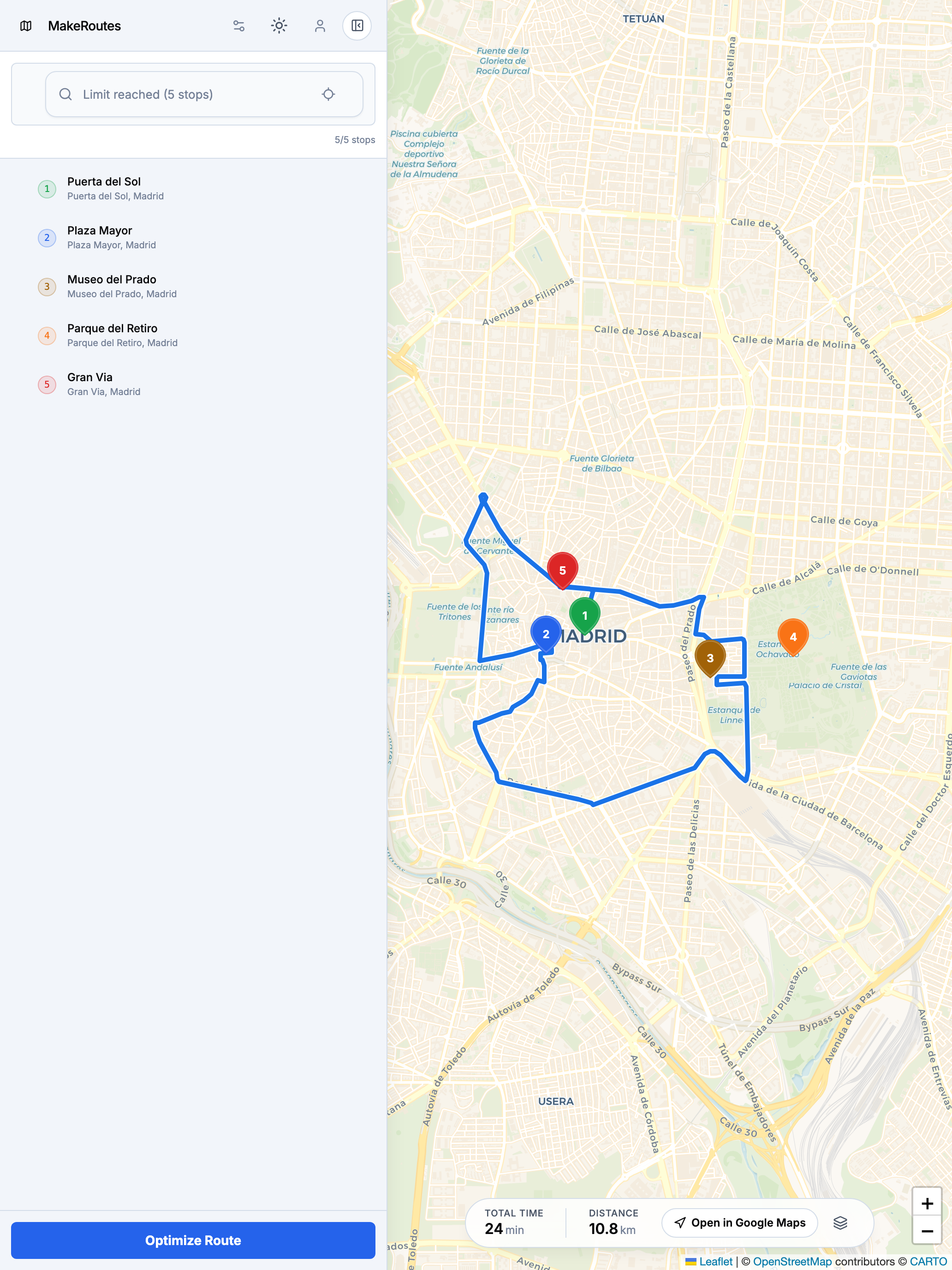 MakeRoutes screenshot 4