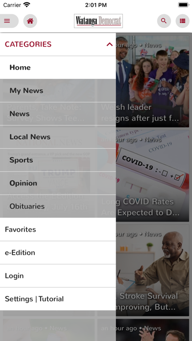Watauga Democrat Screenshot