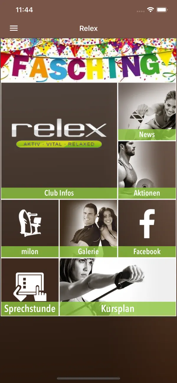 Screenshot #1 pour relex Fitnessclub