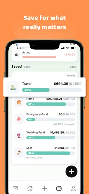 BuyBye - Budget Planner iPhone screenshot 3