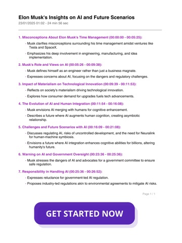 Instant AI Notes & Transcript iPad screenshot