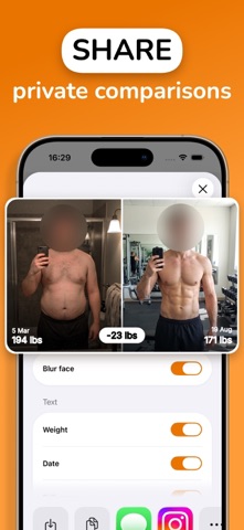Progress Pics: Body Tracker Screenshot 6 of 7