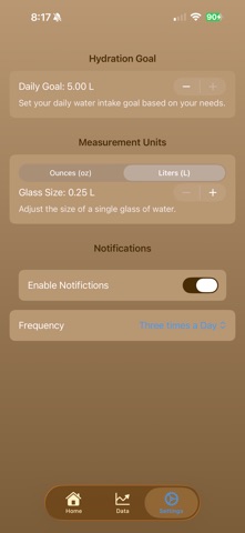 Plant: Log water, grow plant iPhone screenshot