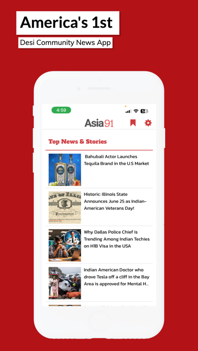 Screenshot 1 of Asia91 App